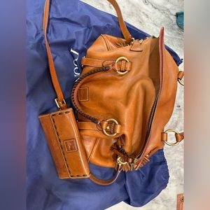 Dooney & Bourke Florentine Satchel with matching wallet